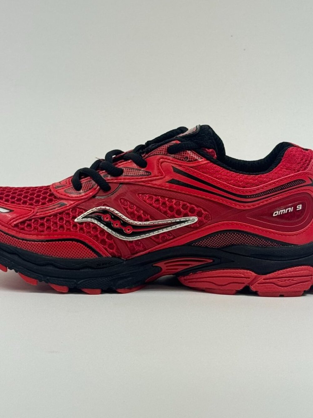 Saucony Omni 9 GS 'Red Black' SYF25AAM Multi Size - Picture 4 of 16